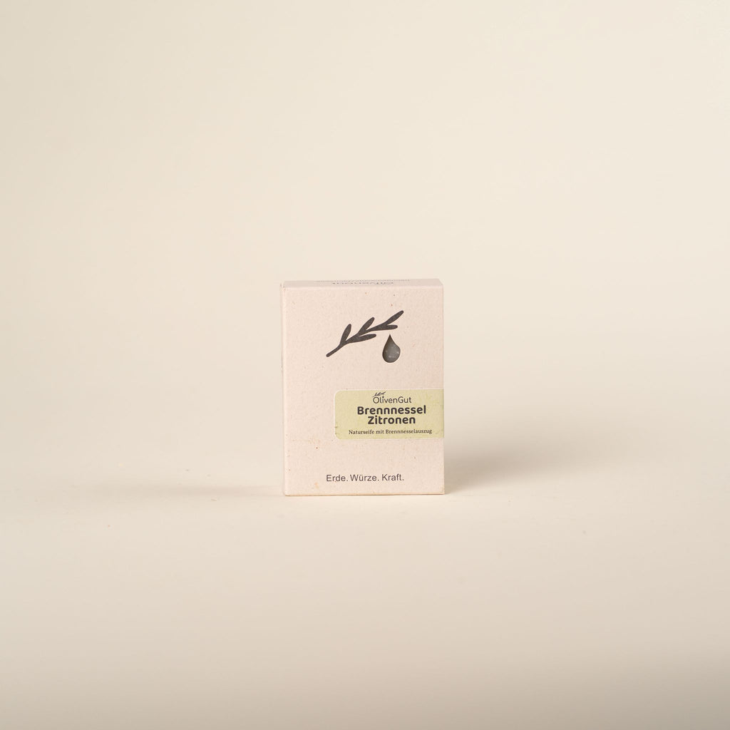 Brennessel-Zitrone Naturseife