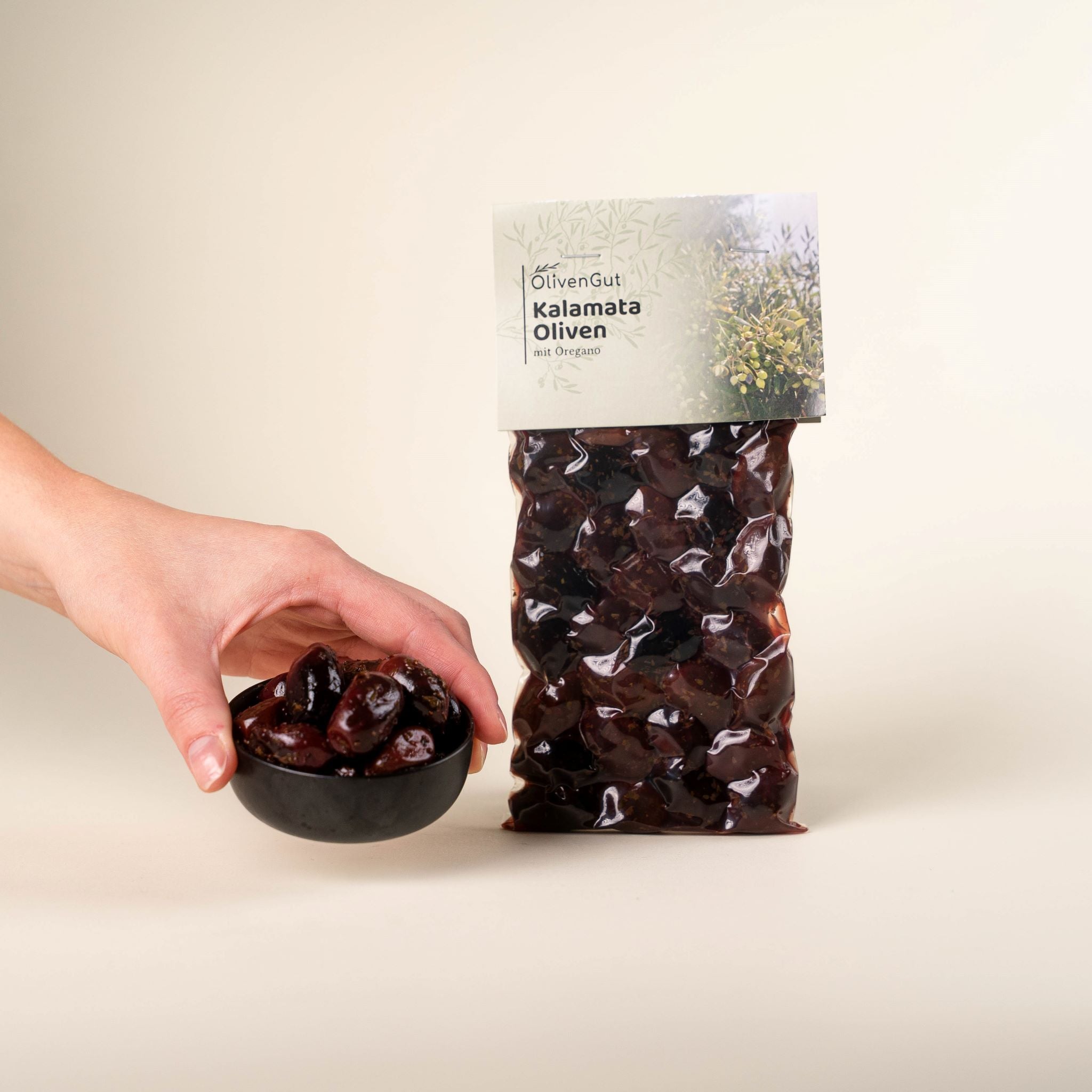 Kalamata Oliven mit Oregano